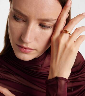 14kt gold ring with citrine quartz | Suzanne Kalan