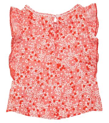 Blouse Amber à fleurs | Poupette St Barth Kids