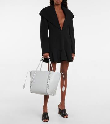 Vestido corto de lana con capucha | Alaïa