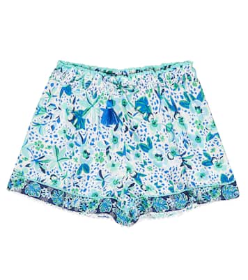 Cindy floral shorts | Poupette St Barth Kids