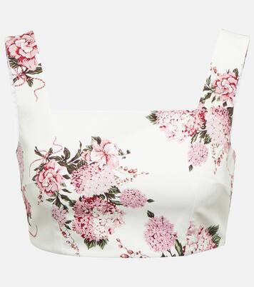 Cropped-Top Jeanie aus Baumwolle | Emilia Wickstead