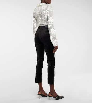 High-Rise Slim Hose Jolene aus Samt | Citizens of Humanity