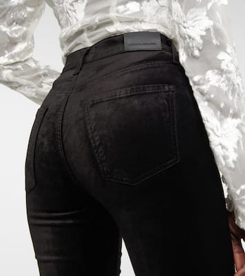 High-Rise Slim Hose Jolene aus Samt | Citizens of Humanity