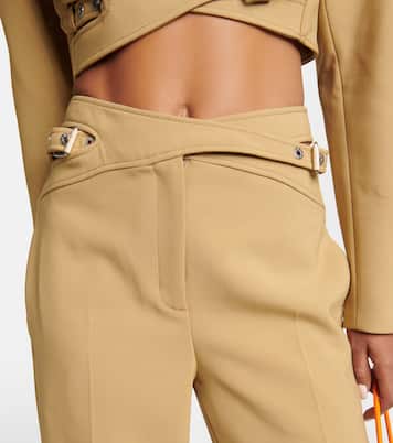 Interlock high-rise wide-leg pants | Dion Lee