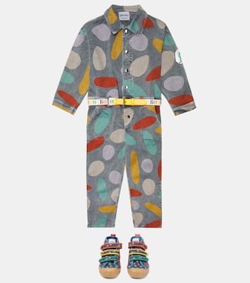 Party Time printed cotton jumpsuit | Bobo Choses