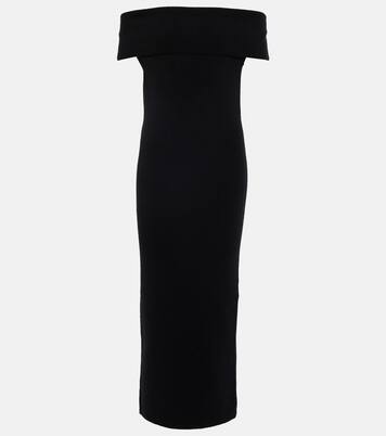 Robe midi à encolure bardot | Toteme