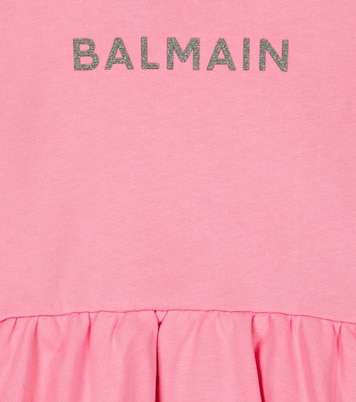 Baby Kleid aus Baumwolle | Balmain Kids