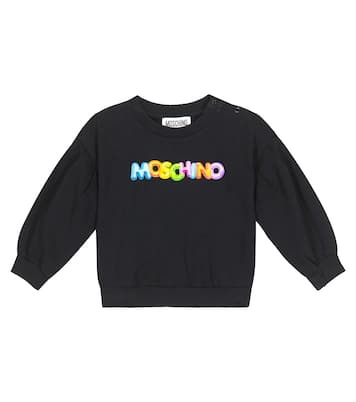 Baby printed cotton sweatshirt | Moschino Kids