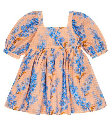 Suzy Delphinium printed cotton dress | Morley