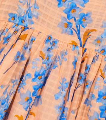 Suzy Delphinium printed cotton dress | Morley