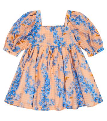 Suzy Delphinium printed cotton dress | Morley