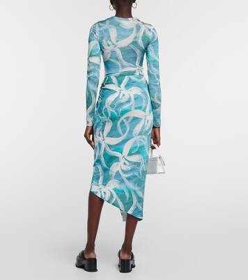 Coastline printed midi skirt | Louisa Ballou