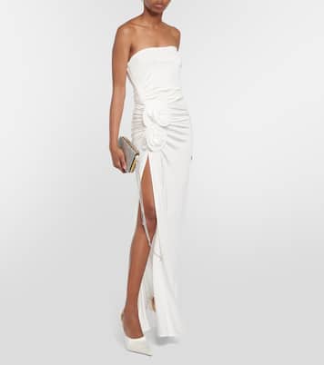 Flower satin mules | Magda Butrym