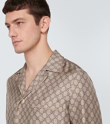 GG silk shirt | Gucci