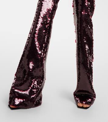 Myrine sequined strapless jumpsuit | Safiyaa