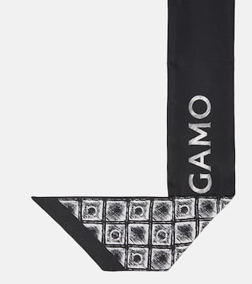 Printed silk scarf | Ferragamo