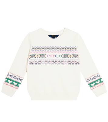 Cotton-blend jersey sweatshirt | Polo Ralph Lauren Kids