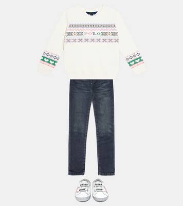 Cotton-blend jersey sweatshirt | Polo Ralph Lauren Kids