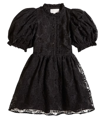 Lace-trimmed cotton-blend dress | Petite Amalie  