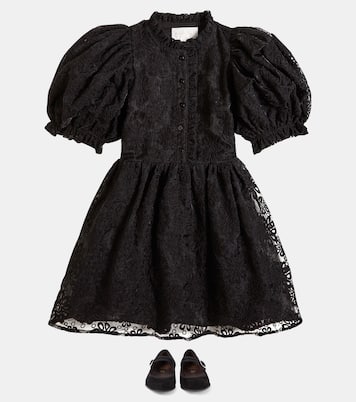 Lace-trimmed cotton-blend dress | Petite Amalie  