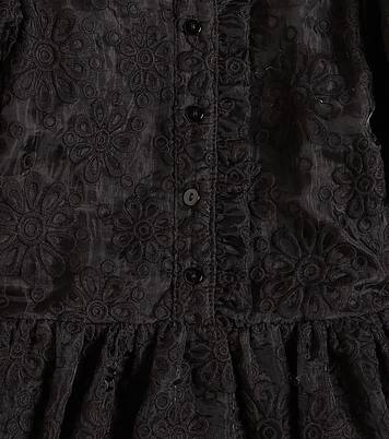 Lace-trimmed cotton-blend dress | Petite Amalie  