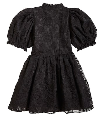 Lace-trimmed cotton-blend dress | Petite Amalie  