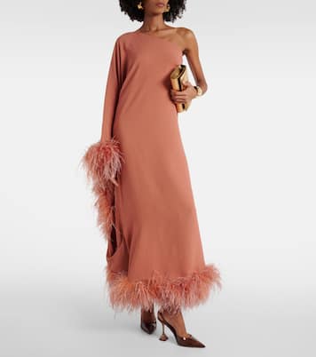 Ubud Extravaganza feather-trimmed gown | Taller Marmo