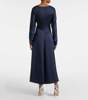 Robe midi Catriona en satin | Simkhai
