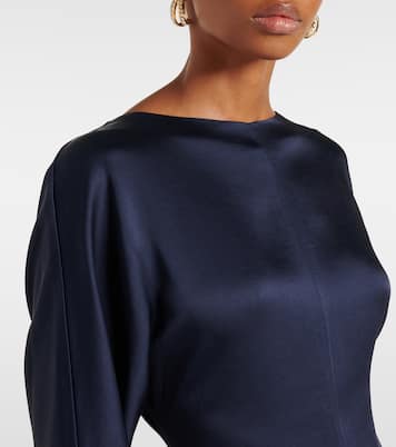 Robe midi Catriona en satin | Simkhai