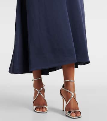 Robe midi Catriona en satin | Simkhai