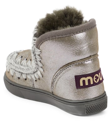 Botines de piel con forro de borrego | Mou Kids