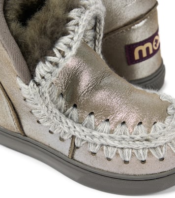 Botines de piel con forro de borrego | Mou Kids