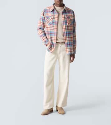 Al's Run plaid cashmere shirt | God's True Cashmere