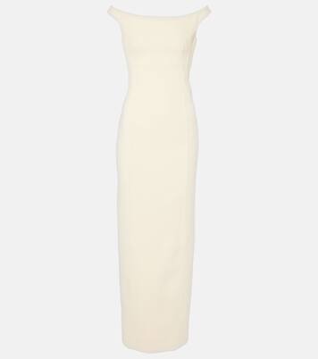 Robe longue à encolure bardot | Toteme