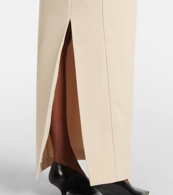 Robe longue à encolure bardot | Toteme