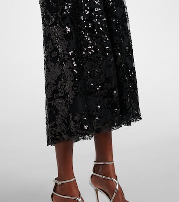 Midikleid mit Pailletten | Victoria Beckham