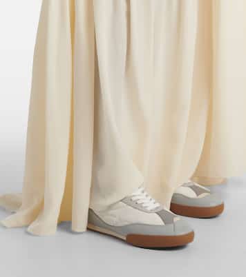 Kick suede-trimmed sneakers | Chloé