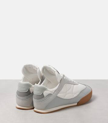 Kick suede-trimmed sneakers | Chloé