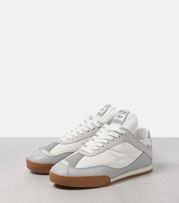 Kick suede-trimmed sneakers | Chloé