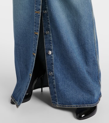 Falda larga de denim | Alaïa