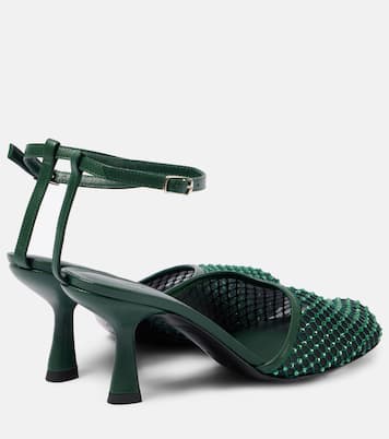 Minette 80 crystal-embellished pumps | Christopher Esber