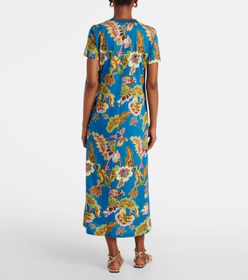 Bedrucktes Maxikleid Swing aus Baumwolle | La DoubleJ