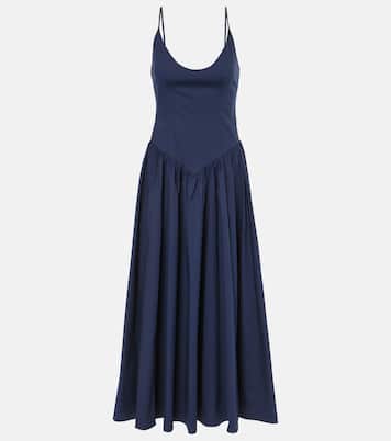 Dena cotton midi dress  | Staud