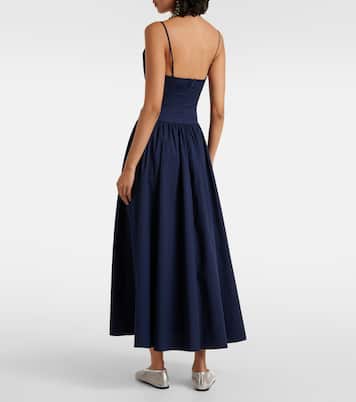 Dena cotton midi dress  | Staud