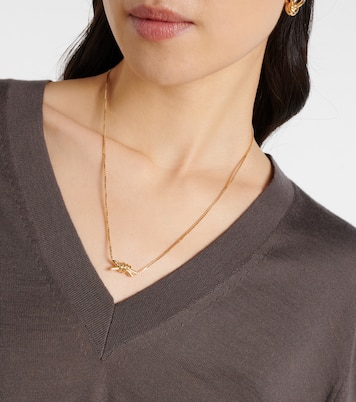 Collier Knot en argent sterling plaqué or 18 ct | Bottega Veneta