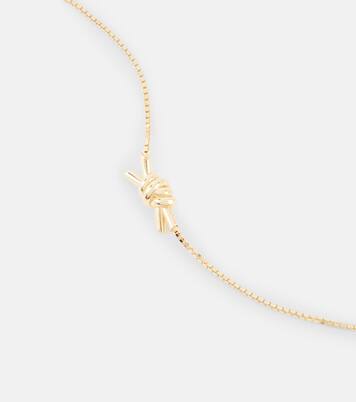Collier Knot en argent sterling plaqué or 18 ct | Bottega Veneta