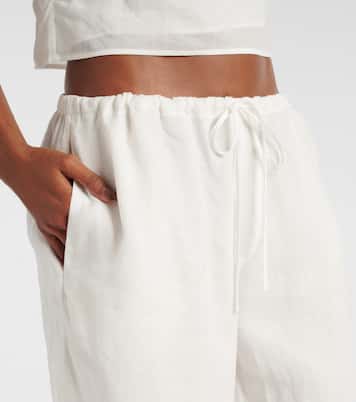 Pantalon ample Rosalia à taille mi-haute | SIR