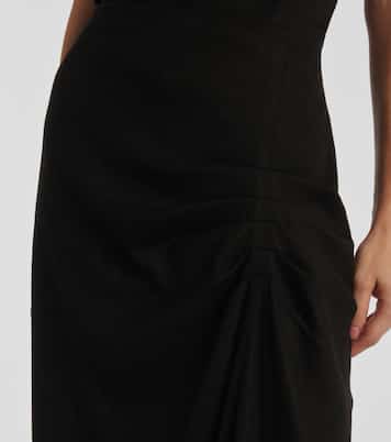 Midirock Dorian aus einem Leinengemisch | SIR