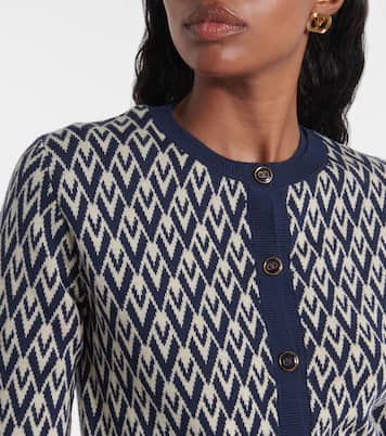 Cardigan Toute La V aus Schurwolle | Valentino