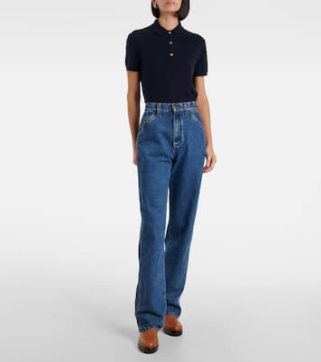 Jeans regular Etienne a vita alta | Loro Piana